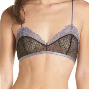 NWOT Free People Olivia Lace Bralette Size M